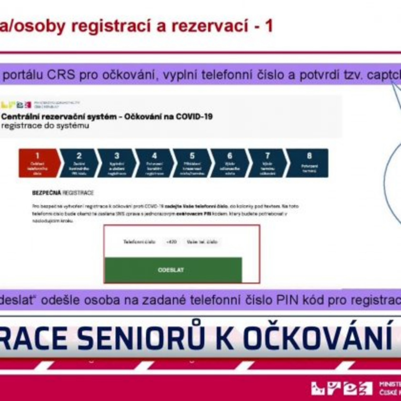 Obrázek epizody Registrace seniorů k očkování