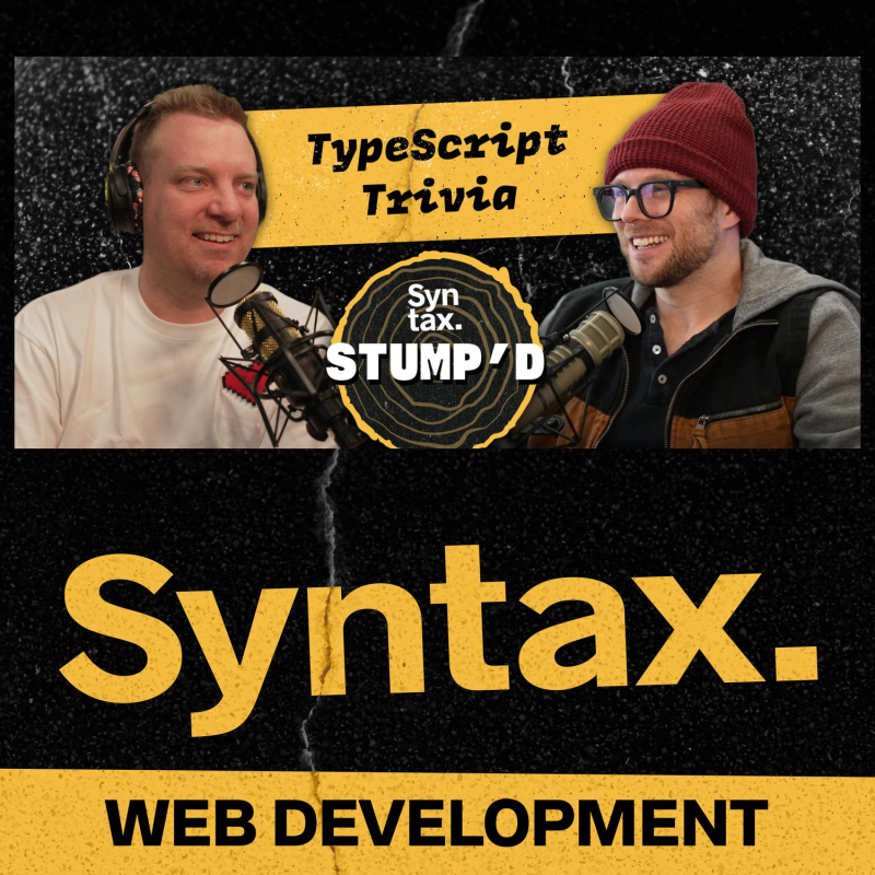 Obrázek epizody 741: TypeScript Interview Questions -  STUMP’d