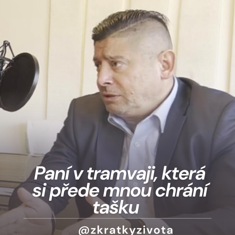 Obrázek epizody Paní v tramvaji, která si přede mnou chrání tašku - Rom Jan Balog