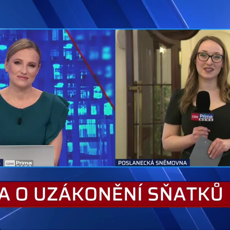 Obrázek epizody Sněmovna vře kvůli manželství homosexuálů (zdroj: CNN Prima NEWS)