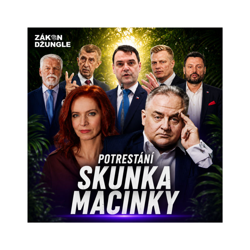 Obrázek epizody Potrestání skunka Macinky: Dobyvatel Pavel, dobrodinec Babiš, bytař Prokop a daňový únikář Turek