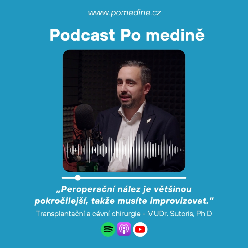 Obrázek epizody #49 CÉVNÍ A TRANSPLANTAČNÍ CHIRURGIE - MUDr. Sutoris: „Peroperační nález je většinou pokročilejší, takže musíte improvizovat.”
