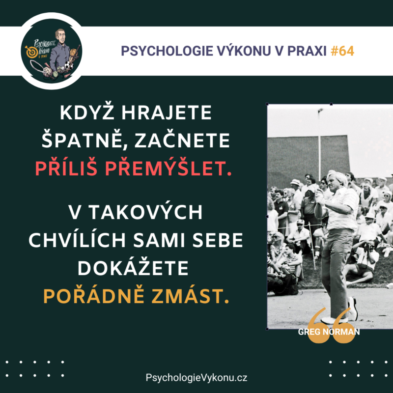 Obrázek epizody #64 Jak PŘIJÍT o jasné VÍTĚZSTVÍ? Anatomie CHOKŮ II. - Greg Norman a Masters 1996 (Sezóna II., ep. 36)