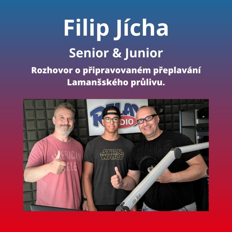 Obrázek epizody Plavci Filip Jícha senior a Filip Jícha junior