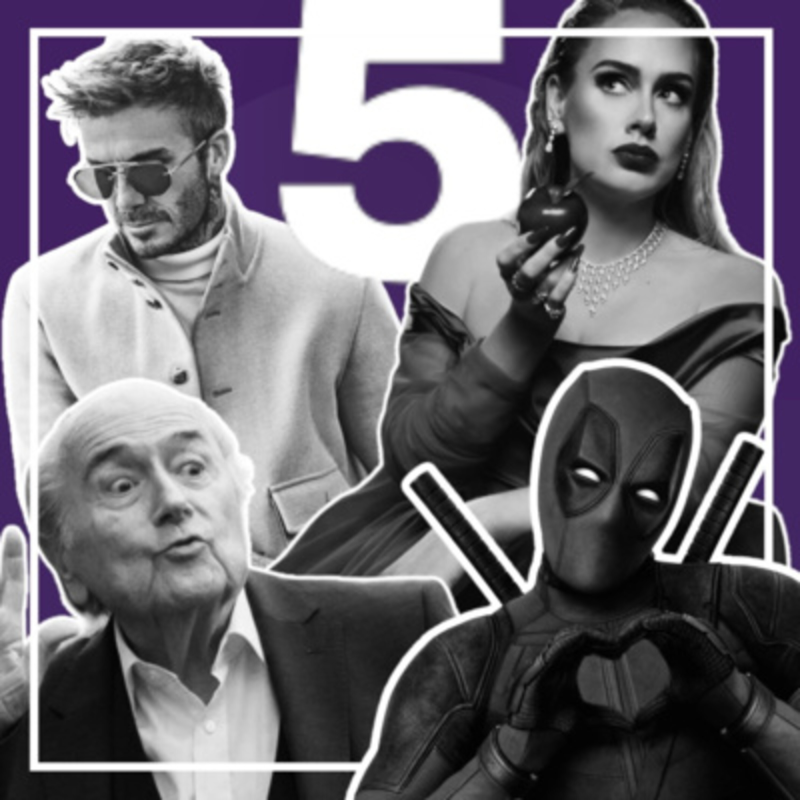 Obrázek epizody PĚTKA!!! Katar si koupil Beckhama, Deadpool si ochočí Vánoce a Kozub?