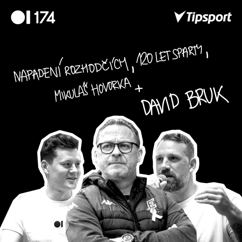 Obrázek epizody EP 174 Napadení rozhodčích, 120 let Sparty, Mikuláš Hovorka + DAVID BRUK