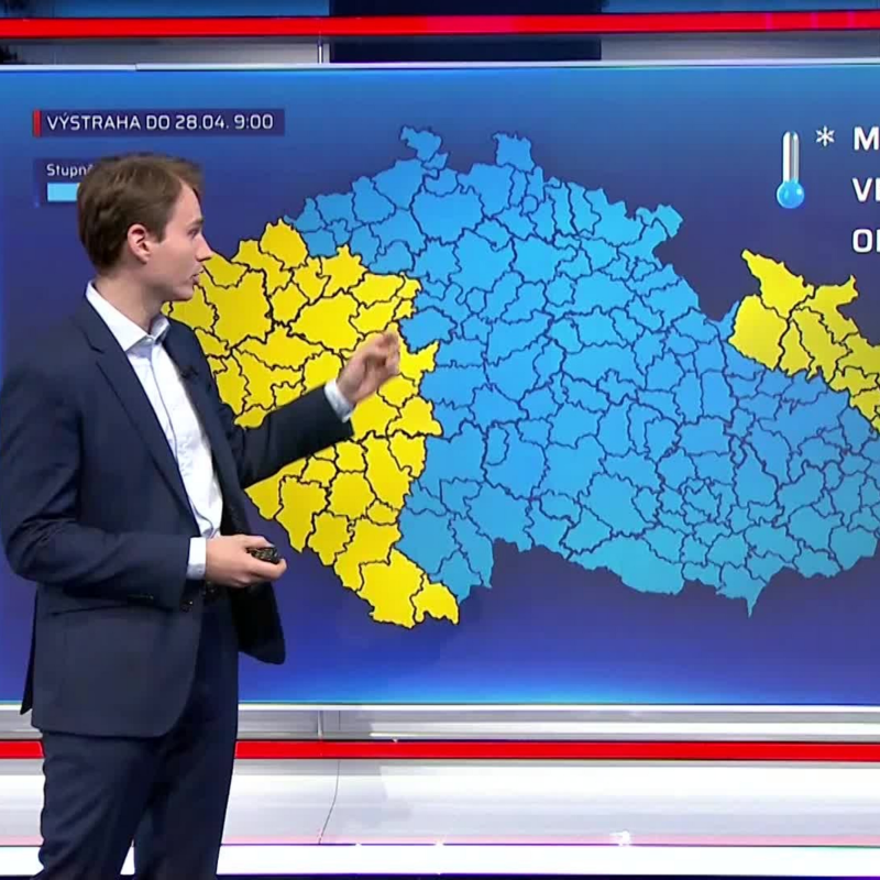 Obrázek epizody Počasí 28.4.2021 7:15 (zdroj: CNN Prima NEWS)