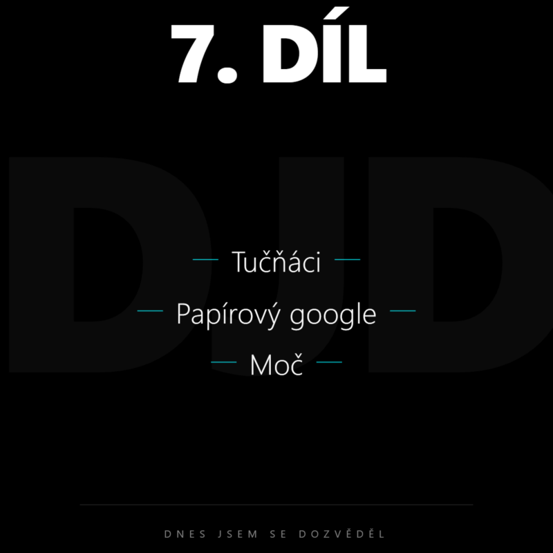 Obrázek epizody 7 - Tučňácí, Papírový Google, Moč