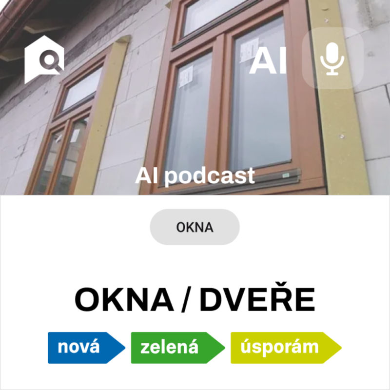 Obrázek epizody #46 AI souhrn - Kvalitní okna a dveře pro úspory