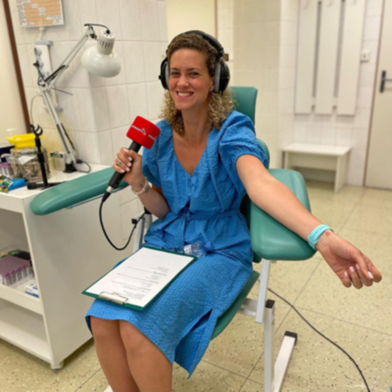 Obrázek epizody Historicky první darování krve živě v éteru