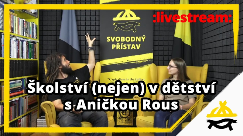 Obrázek epizody Studio Svobodného přístavu: Školství (nejen) v dětství s Aničkou Rous