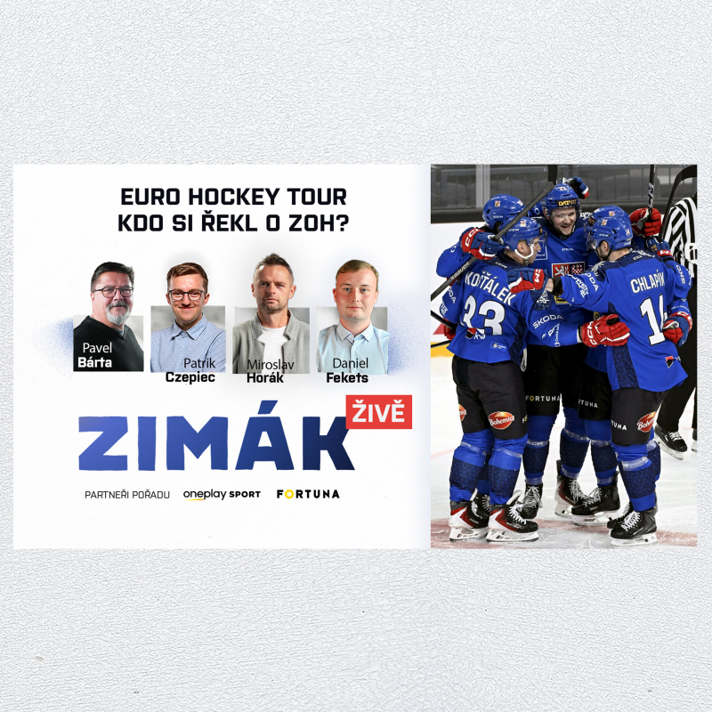 Obrázek epizody Zimák ŽIVĚ | Kdo si říká o ZOH? Posila Pardubic i vláda Třince. O Rychlovského má zájem...