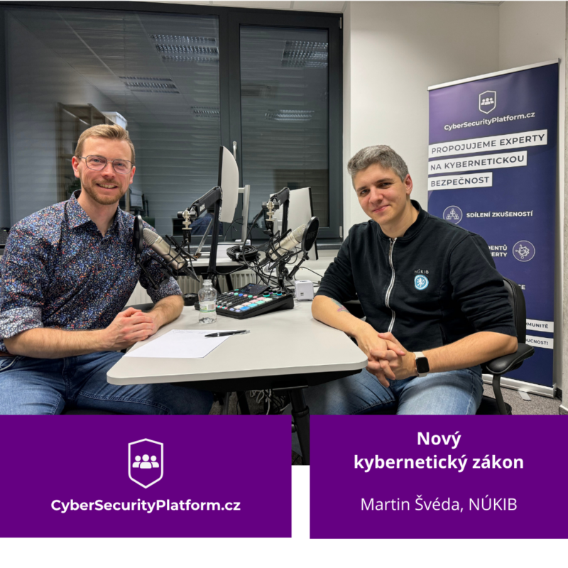 Obrázek epizody Nový kybernetický zákon - Martin Švéda, NÚKIB