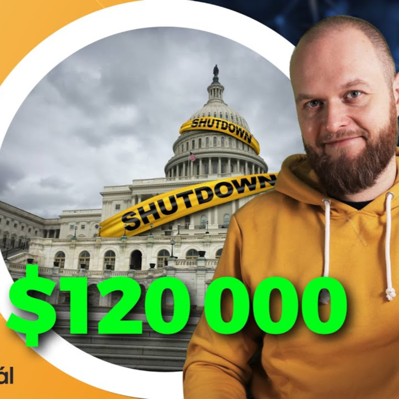 Obrázek epizody Bitcoin přes $120K 🚀| Government Shutdown 🏛️| Token 2049 🪙 - CEx 03/10/2025
