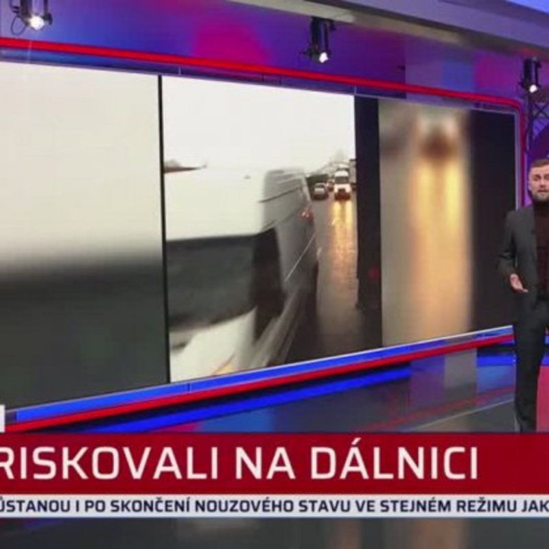 Obrázek epizody Řidiči riskovali na dálnici