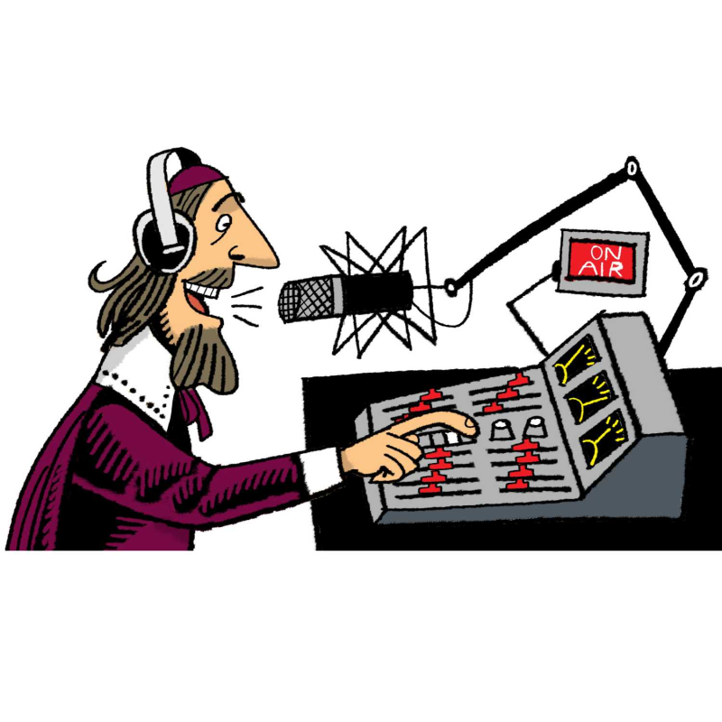 Obrázek epizody #1 – S Komenským u mikrofonu: Fiktivní rozhovor s J. A. Komenským s hlasem A. Strejčka