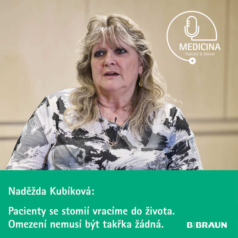 Obrázek epizody 67 Naděžda Kubíková: Pacienty se stomií vracíme do života. Omezení nemusí být takřka žádná.