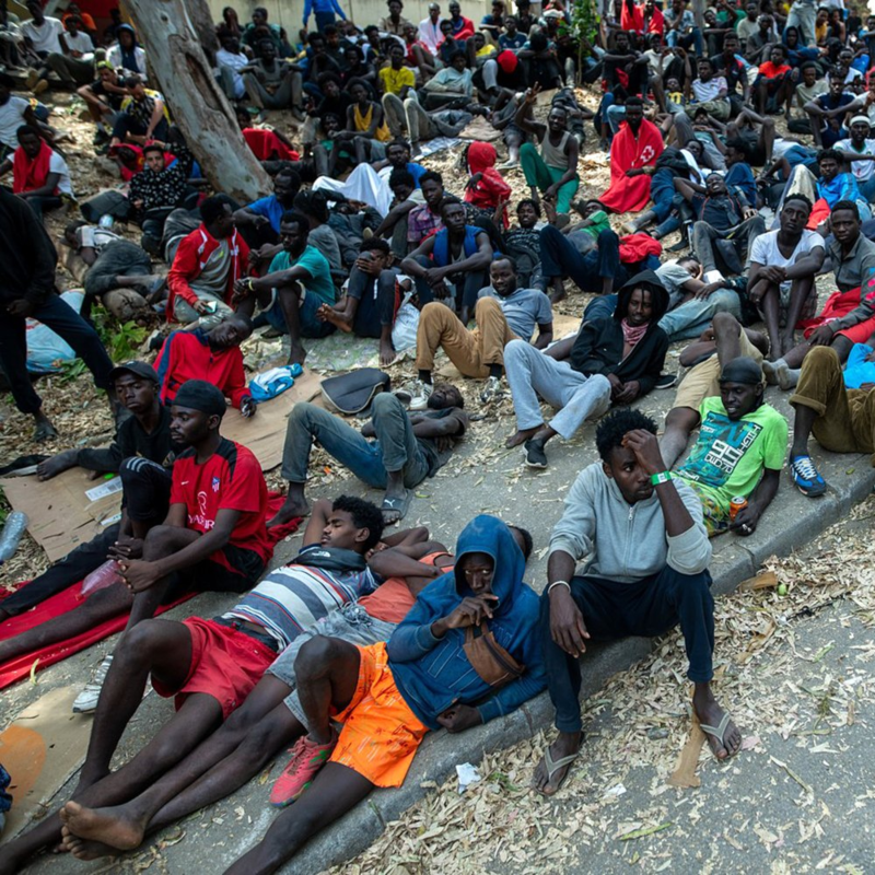 Obrázek epizody Španělsko situaci v Ceutě zvládlo, shodli se ministři EU. Obraz migrantů přesto poslouží jako kampaň