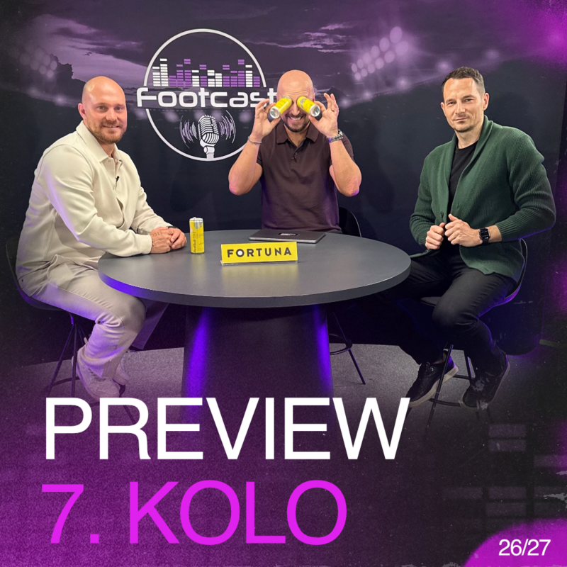 Obrázek epizody Zvládne Slavia i Zbrojovku po vítězném derby? Udrží Zadražil Spartu? | FOOTCAST PREVIEW 7. KOLO