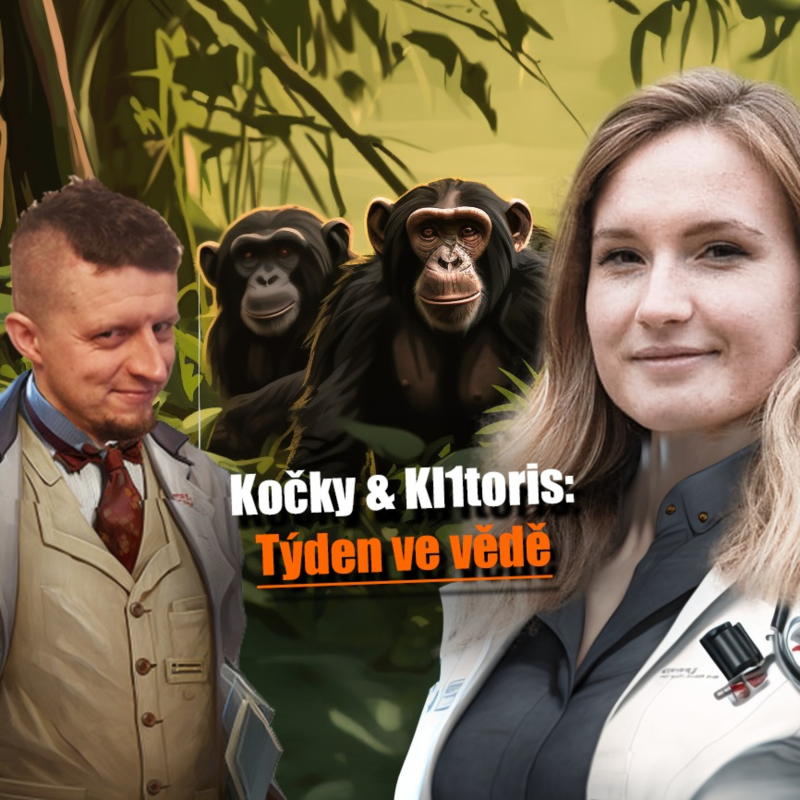 Obrázek epizody Kočky & Kl1toris – Týden ve vědě 13. až 19. 4. 2026 | #JaRon a #Nina