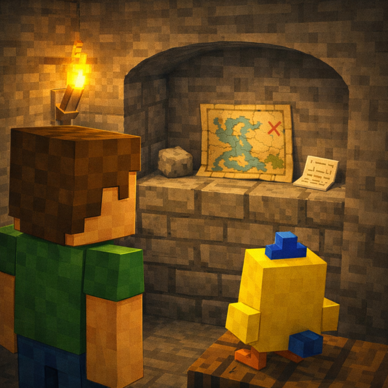 Obrázek epizody Kapitola 35 – Tajná stěna | Karlíkovy minecraftické pohádky