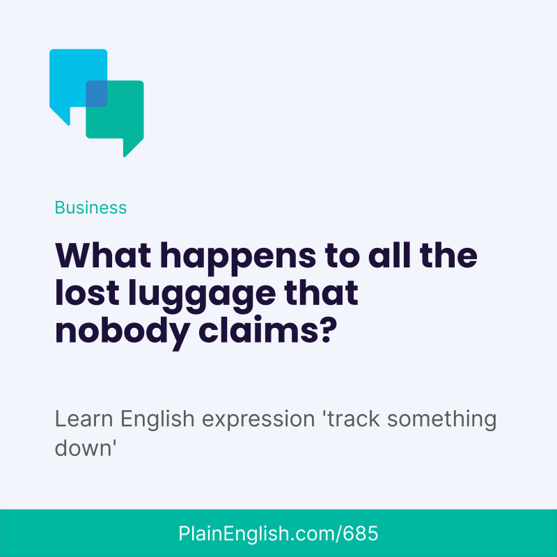 Obrázek epizody Lost luggage: What happens to it? (Track down)