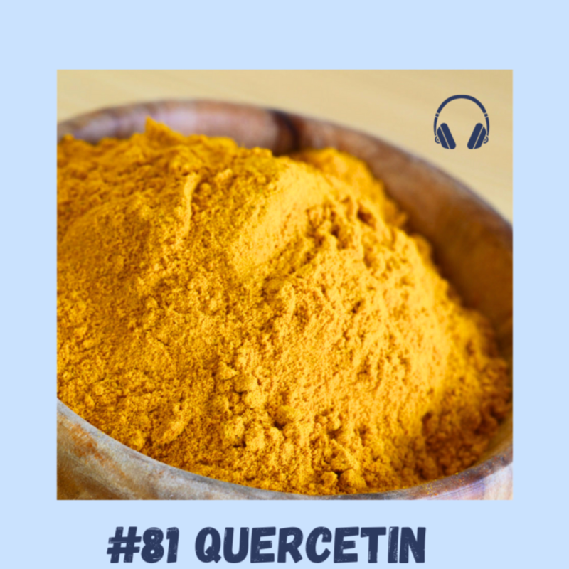 Obrázek epizody #81 QUERCETIN / kvercetin, bioenhancer, dlouhověkost, longevity, zánět, VO2 max, antihistaminikum, mikrobiom, endometrióza