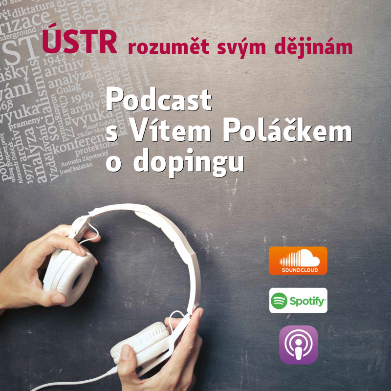Obrázek epizody ÚSTR Podcast s historikem a scenáristou Vítem Poláčkem o dopingu