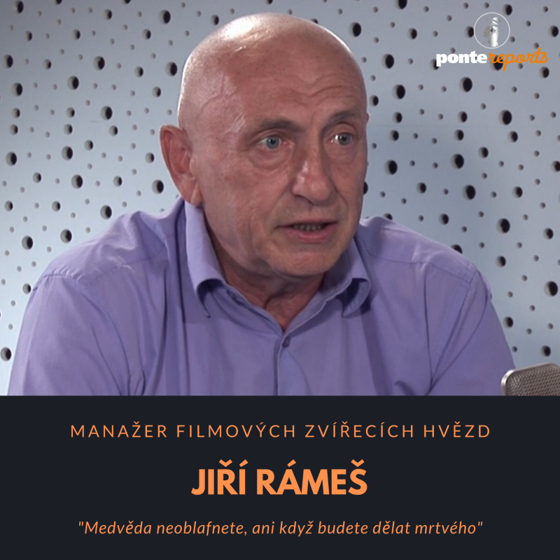 Obrázek epizody Jiří Rámeš – manažer filmových zvířecích hvězd: Medvěda neoblafnete, ani když budete dělat mrtvého