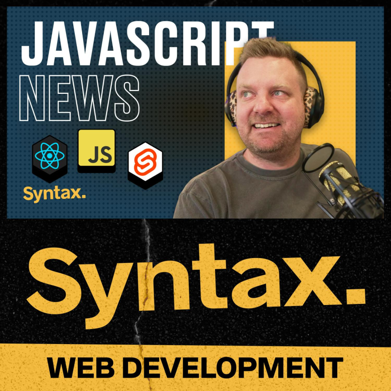 Obrázek epizody 901: JS News: New React & Svelte APIs, RSC Updates, Redwood and Storybook