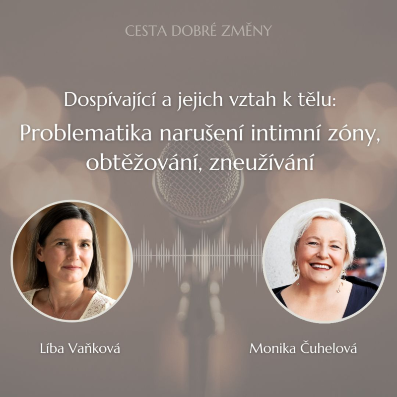 Obrázek epizody Dospívající a jejich vztah k tělu: Problematika narušení intimní zóny, obtěžování, zneužívání - Monika Čuhelová a Líba Vaňková