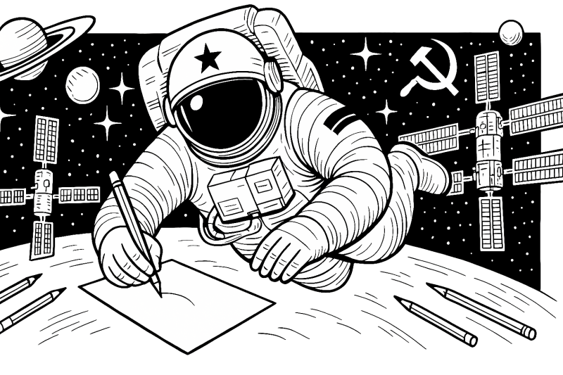 Obrázek epizody Nevyvíjejte vesmírné pero, kde stačí obyčejná tužka. Řekni si o web #30