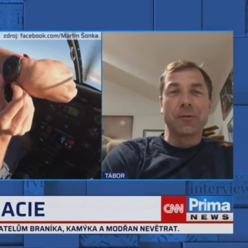 Obrázek epizody Rozhovor s pilotem Martinem Šonkou o návratu mezi pylony (zdroj: CNN Prima News)
