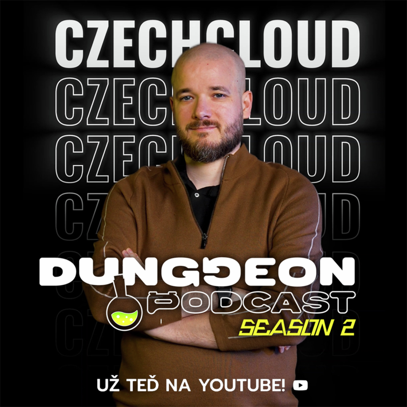 Obrázek epizody ‪CzechCloud‬: "Na Kicku se potkáme všichni. V Hearthstonu mám 500k." | DUNGGEON Podcast S02 #4