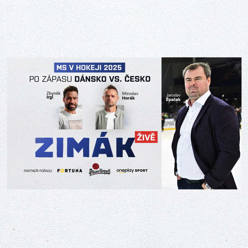 Obrázek epizody Zimák ŽIVĚ se Špačkem |  Pivo videokoučům, teď Klapku, nebo Hertla? A nový tým NHL pro Špágra