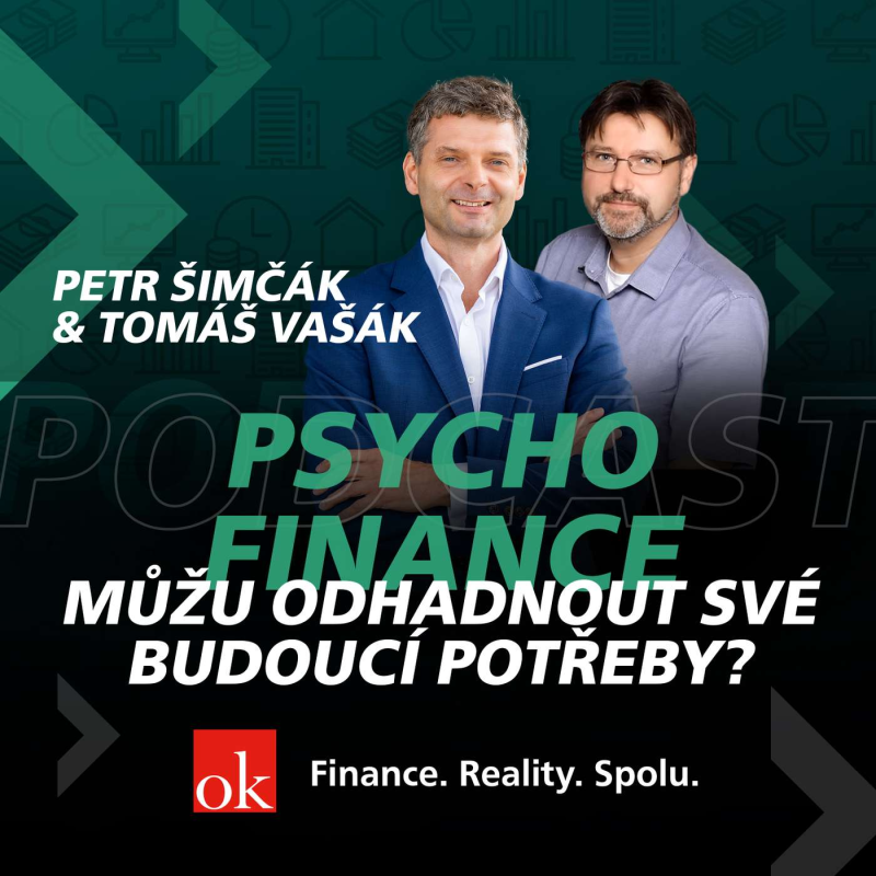 Obrázek epizody #19: Psychofinance - Můžu odhadnout své budoucí potřeby? (Tomáš Vašák, Petr Šimčák)