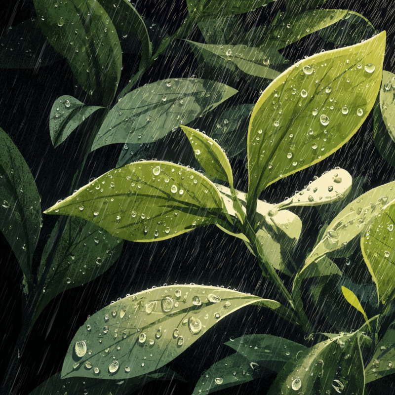 Obrázek epizody Rain on Leaves in a Spring Forest