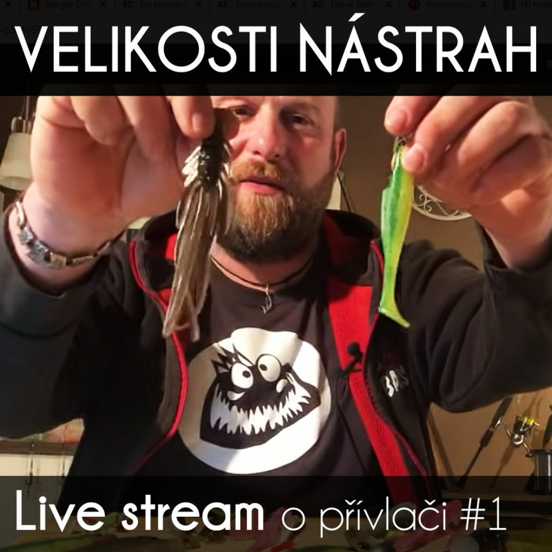 Obrázek epizody Přívlač Live #1 Jak volit velikosti nástrah