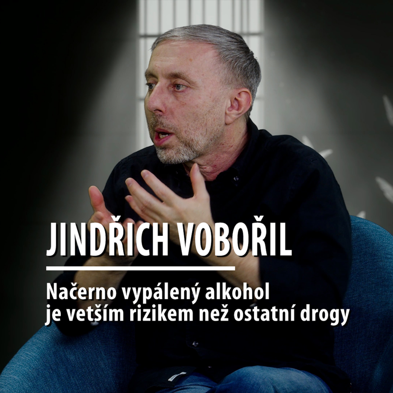 Obrázek epizody Motýl za katrem 2: Jindřich VOBOŘIL - alkohol je vnímanej jako bezproblémová droga. Je nebezpečná!