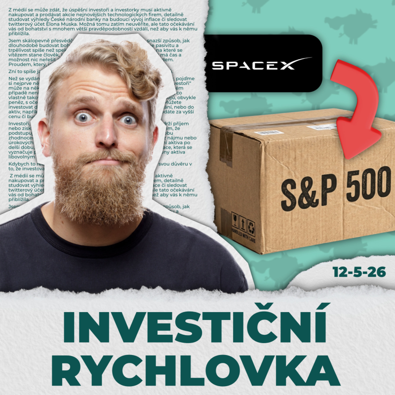 Obrázek epizody Co udělá SpaceX IPO s indexem S&P 500 a NASDAQ? 💸 Investiční rychlovka