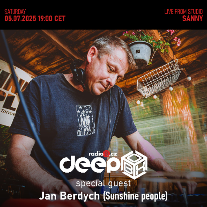 Obrázek epizody RadioB - DeepBox live: Jan Berdych (Sanny) / 5.7.2025