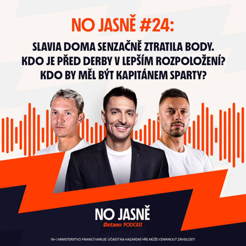 Obrázek epizody NO JASNĚ #24 🎙️ | Slavia doma ztratila. Kdo jde do derby v lepší formě? Kdo bude kapitánem Sparty?