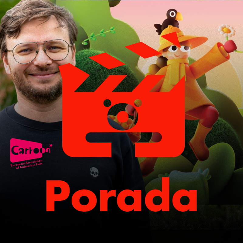 Obrázek epizody Porada: Jak funguje Cartoon, největší prezentační fórum animace? A kde jinde se dají pitchovat animované projekty? Na poradu přišel Jakub Košťál.