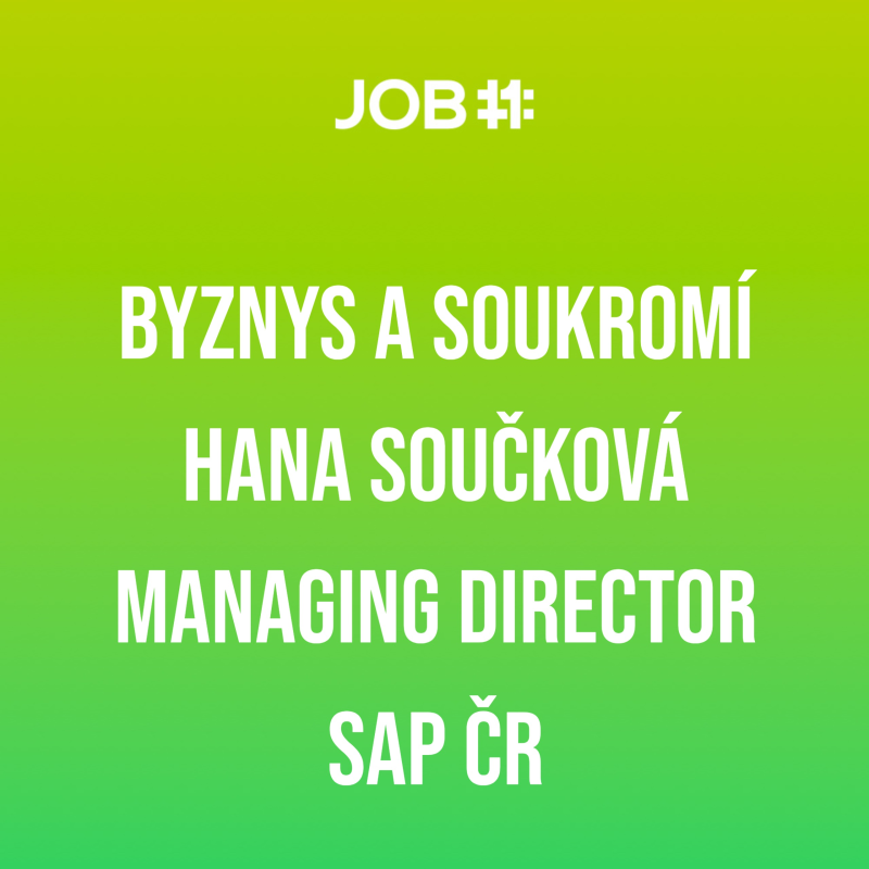 Obrázek epizody #14 Hana Součková - Managing Director - SAP ČR