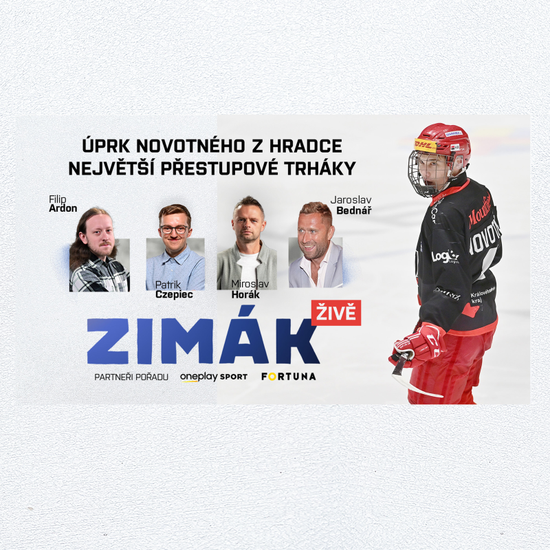 Obrázek epizody ZIMÁK ŽIVĚ | Novotného odchod z Hradce je v pořádku, zradil Radil Pardubice?