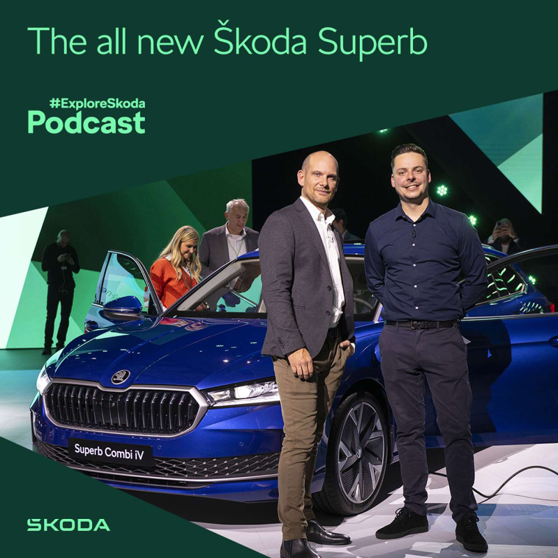 Obrázek epizody #ExploreSkoda Podcast: Světová premiéra Škody Superb. Jak vznikal exteriér vozu?