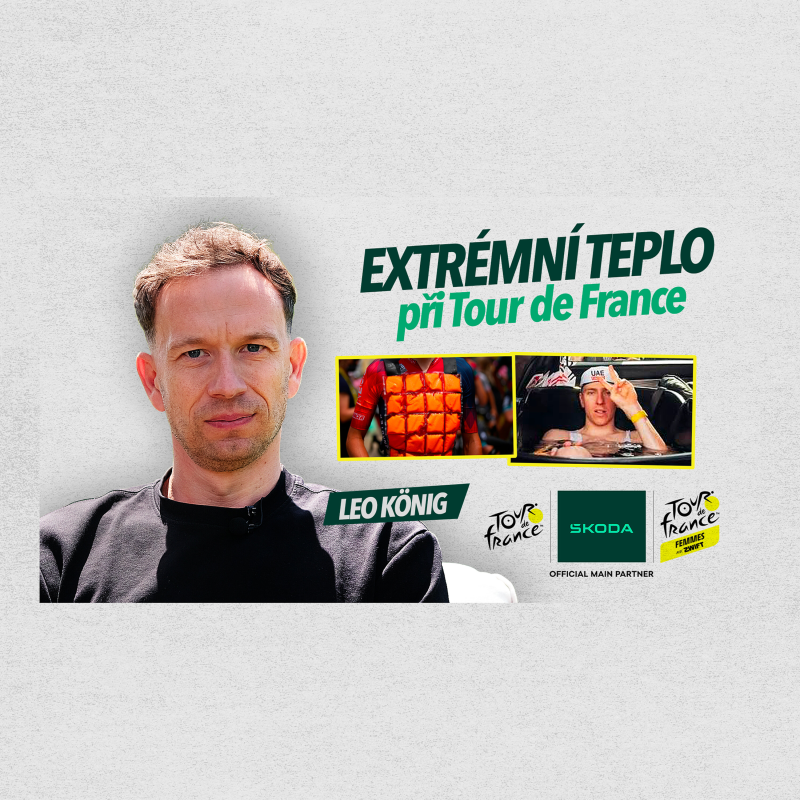 Obrázek epizody Peklo na asfaltu. Jak cyklisté na Tour bojují s extrémním horkem? | König o Tour de France