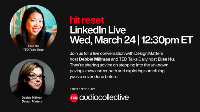 Obrázek epizody Elise Hu and Debbie Millman: How to pave a new career path | Hit Reset