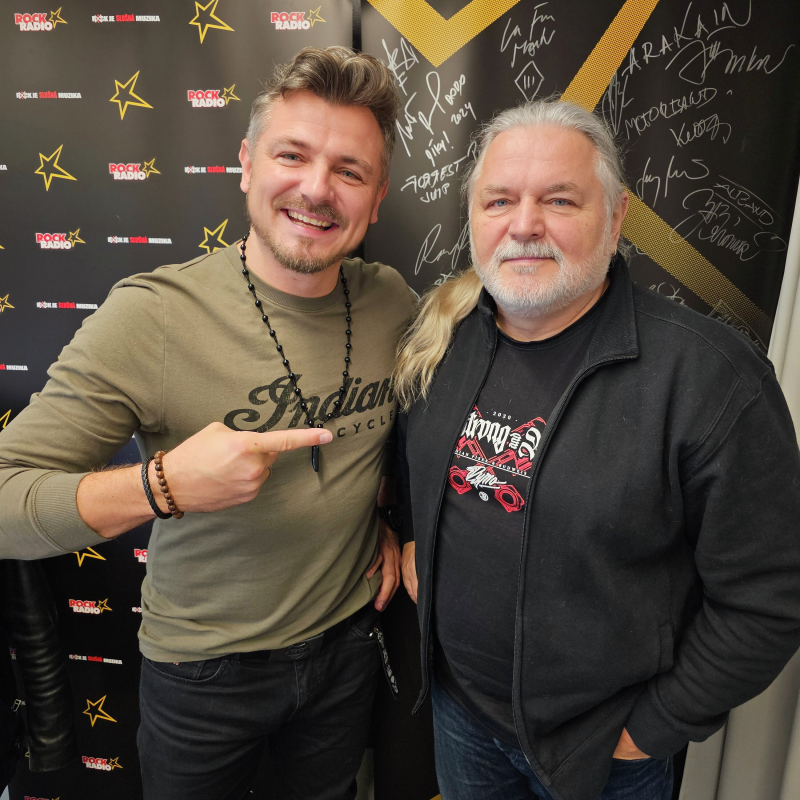 Obrázek epizody Hvězdný host Rock Radia: Jiří Urban & Jiří Urban. Arakain & Dymytry