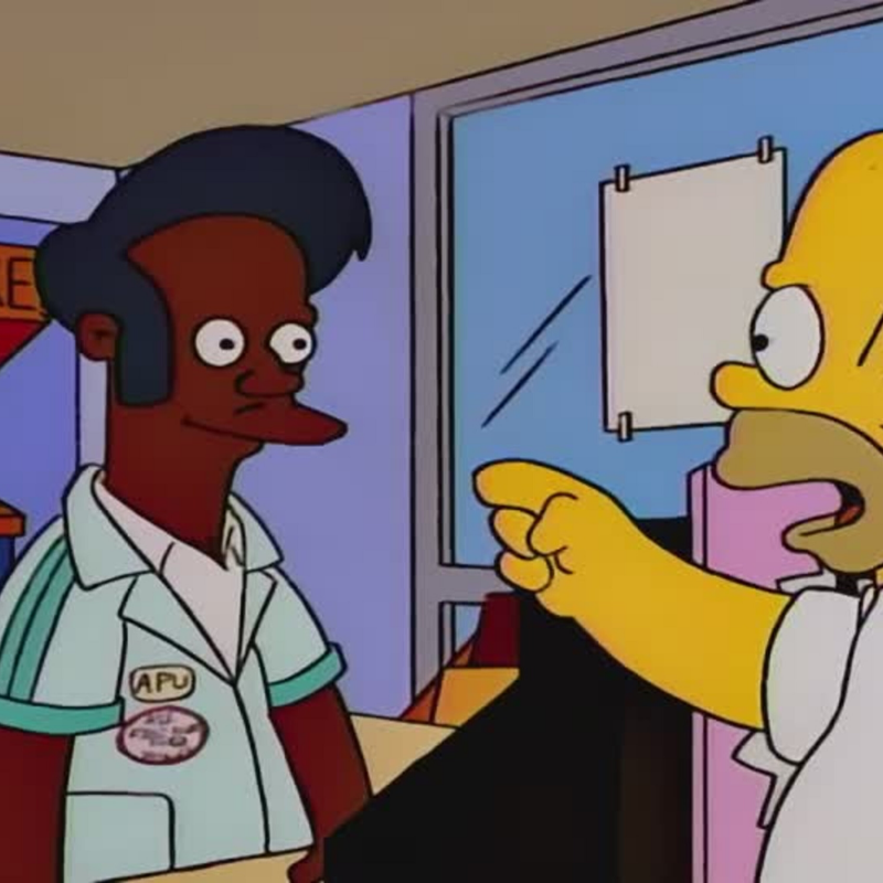 Obrázek epizody Simpsonovi a rasismus? (zdroj: CNN Prima NEWS)